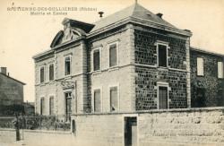 St-Etienne-des-Oullières (Rhône). - Mairie et Ecole
