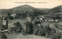 Saint-Genis-l'Argentière (Rhône). - Hameau de la Fay