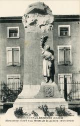 St-Georges-de-Reneins (Rhône). - Monument élevé aux morts de la guerre (1914-1918)
