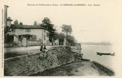 Environs de Villefranche-s/-Saône. - St-Georges-de-Reneins (Rhône). - Port. - Rivière