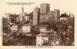 St-Germain-au-Mont-d'Or (Rhône). - Les Ruines de la vieille Forteresse, construite au XIIe siècle par Renaud de Forez