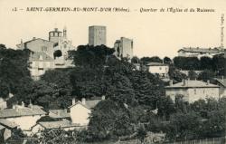 Saint-Germain-au-Mont-d'Or (Rhône). - Quartier de l'Eglise et du Ruisseau