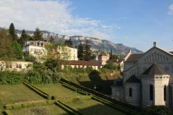 Vue depuis l'Hôtel des Eaux, Aix-les-Bains, Savoie