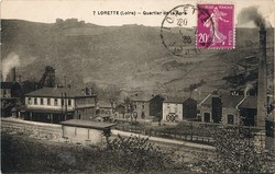 Lorette (Loire). - Quartier de la Gare