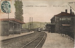 Lorette (Loire). - Gare intérieure