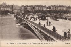 Lyon. - Le Pont Lafayette. - Les Cordeliers et le Quai de Retz