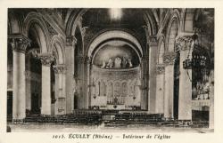 Ecully (Rhône). - Intérieur de l'église