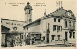 Belleville-sur-Saône (Rhône). - Hôtel de ville et Justice de Paix