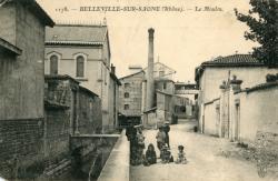 Belleville-sur-Saône (Rhône). - Le moulin