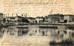Belleville-sur-Saône (Rhône). - Le port