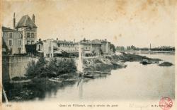 Quai de Villevert, vue à droite du pont