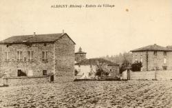 Albigny (Rhône). - Entrée du village