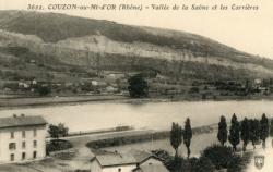 Couzon-au-Mont-d'Or (Rhône). - Vallée de la Saône et les carrières