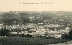Fontaines-sur-Saône. - Vue panoramique