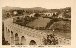 Francheville-le-Bas (Rhône). - Les deux viaducs