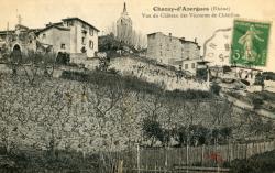 Chazay-d'Azergues (Rhône). - Vue du Château des Vicomtes de Châtillon