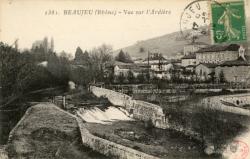 Beaujeu (Rhône). - Vue sur l'Ardière