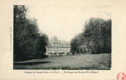 Collonges-au-Mont-d'Or (Rhône). - Château de Grand-Port et le Parc