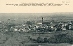 Fleurie (Rhône). - 250 mètres d'altitude. - Vue générale