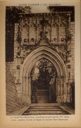 Savoie Tourisme. - Chambéry. - Le portail Saint-Dominique, d'architecture gothique du XV siècle ornait, autrefois l'entrée de l'église du couvent Saint-Dominique