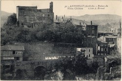 Annonay (Ardèche). - Ruines du Vieux Château