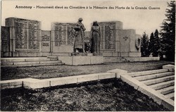 Annonay (Ardèche). - Monument élevé au Cimetière à la Mémoire des Morts de la Grande Guerre