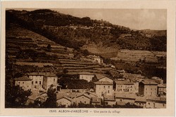 Albon-d'Ardèche. - Une partie du village