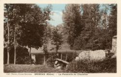Brindas (Rhône). - La passerelle du Chazottier