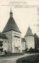 Château de Corcelles. - Le pont-levis