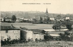 Civrieux-d'Azergues (Rhône). - Vue générale
