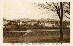 Champagne-au-Mont-d'Or (Rhône). - Vue générale