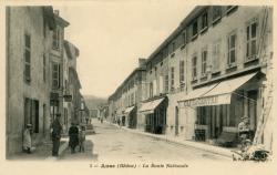 Anse (Rhône). - La route Nationale