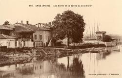 Anse (Rhône). - Les bords de la Saône au Colombier