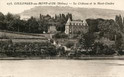 Collonges-au-Mont-d'Or (Rhône). - Le château et le Mont-Cindre