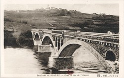 Roanne (Loire). - Pont et vue de Villerest
