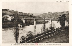 Roanne (Loire). - Pont de la Vourdiat, sur la Loire