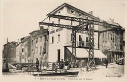 Rive-de-Gier (Loire). - Pont-levis sur le Canal