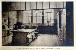 Lyon. - Maison de retraite Saint-Camille. - Cuisine