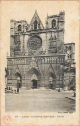 Lyon. - Cathédrale Saint-Jean. - Entrée