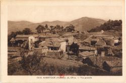 Avertoux (Ardèche), alt. 630 m. - Vue générale