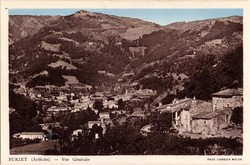 Burzet (Ardèche). - Vue générale