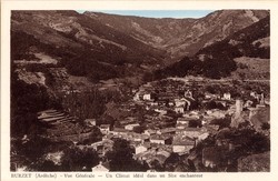 Burzet (Ardèche). - Vue générale
