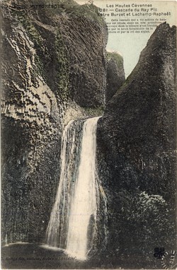 Burzet (Ardèche). - La Cascade de l'Enfer