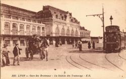 Lyon. - Gare des Brotteaux ; La Station des Tramways