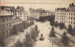 Lyon. - Carrefour des boulevards des Brotteaux et des Belges, du Lycée et cours Vitton