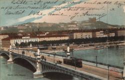 Lyon. - Le Pont et quai Gailleton