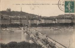 Lyon. - Pont Lafayette (perspective) et quai de Retz