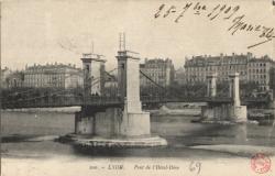 Lyon. - Pont de l'Hôtel-Dieu