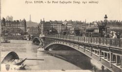 Lyon. - Le Pont Lafayette (long 241 mètres)