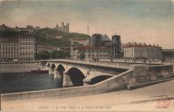 Lyon. - Le Pont Tilsit et le coteau de Fourvière